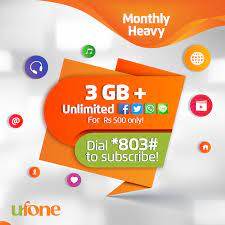 Ufone Facebook Package Monthly