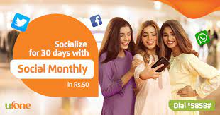 Stay Social: Ufone Monthly Facebook Package