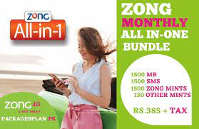 Zong Monthly Package All in One