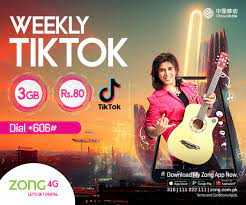 Zong TikTok Bliss: Monthly Package Delight