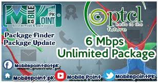 PTCL 6 MBPs Unlimited Package Price