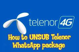 Telenor Whatsapp Package Unsubscribe Code